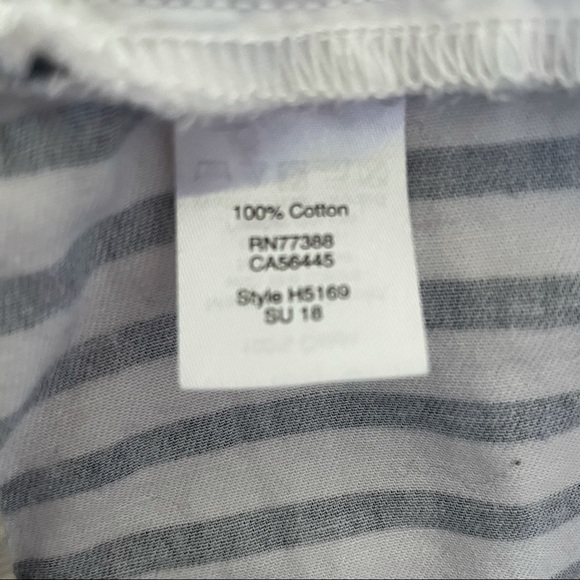 J. Crew Factory White and black Striped Shorts 14 - Picture 7 of 8